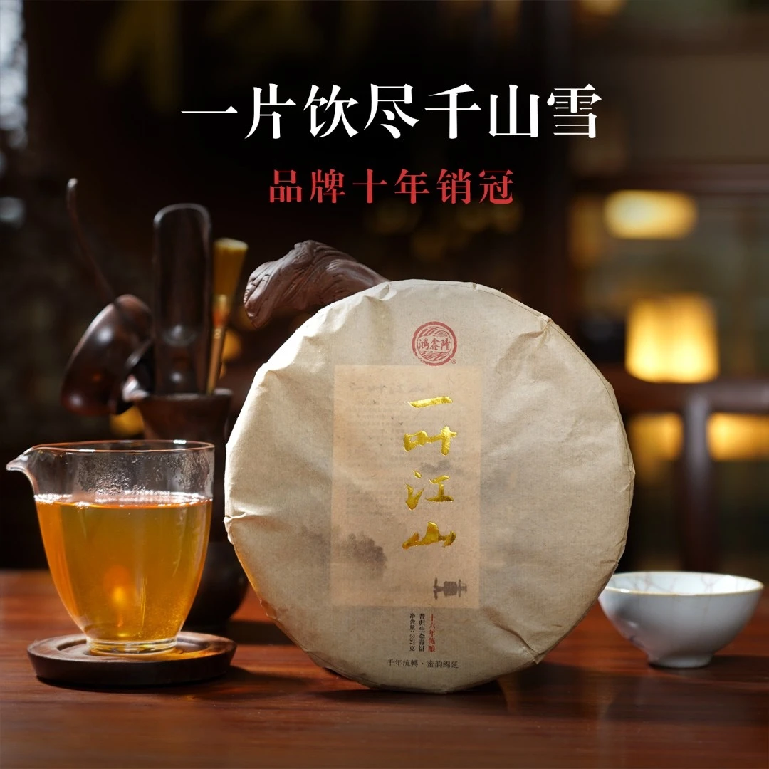 2006年 鸿鑫隆 一叶江山 昔归 普洱茶 生茶