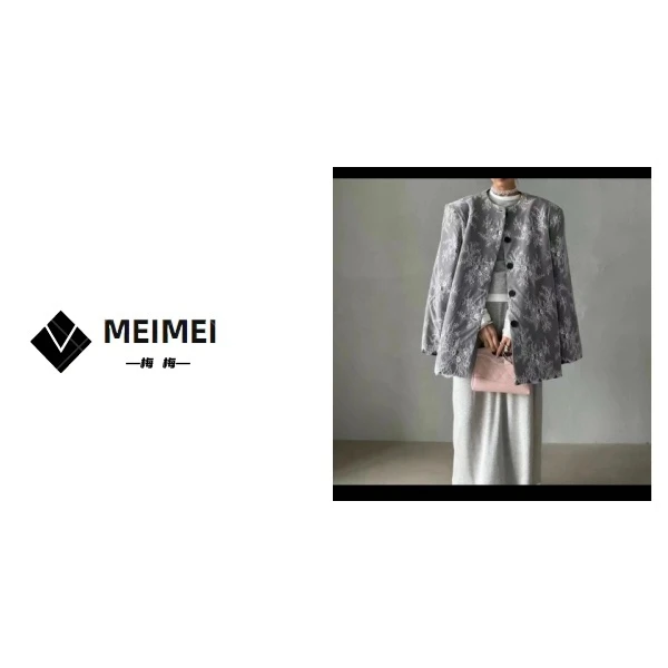 XMM.《繁花蕾丝外套》春季时尚百搭洋气设计师繁花蕾丝外套-85830