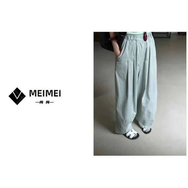 XMM.《韩国原单气球裤》夏季时尚百搭洋气休闲韩版宽松显瘦气球裤