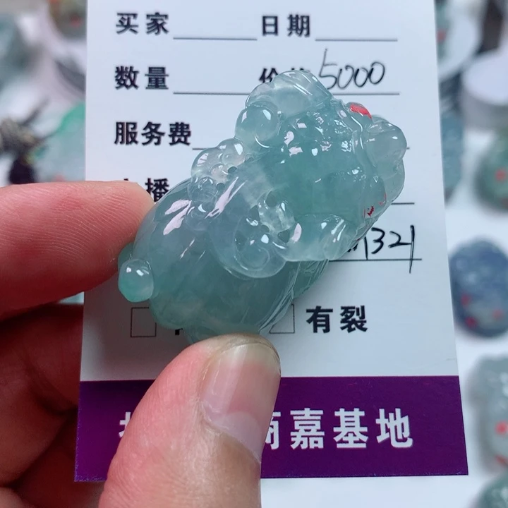 翡翠颈饰未镶嵌闪****店貔貅