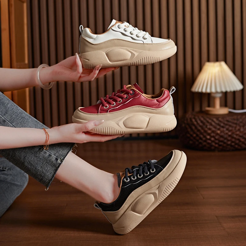 舒适女鞋2024春季新款运动休闲鞋女透气小白鞋软底时尚百搭鞋子