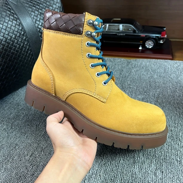 英伦风真皮马丁靴雪地复古大黄靴时尚百搭