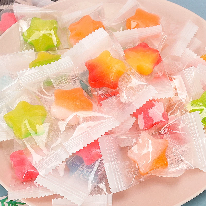 萌么么高颜值果味五角星星爱心糖休闲零食送朋友孩子网红好吃硬糖