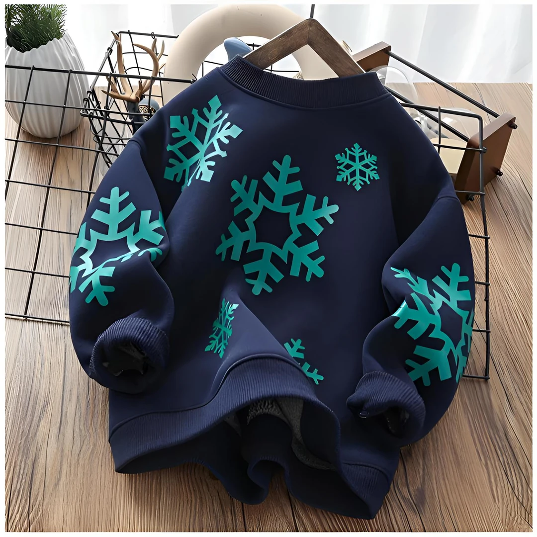 男童加绒加厚卫衣2024新款秋冬装帅气儿童冬季保暖打底衫大童卫衣