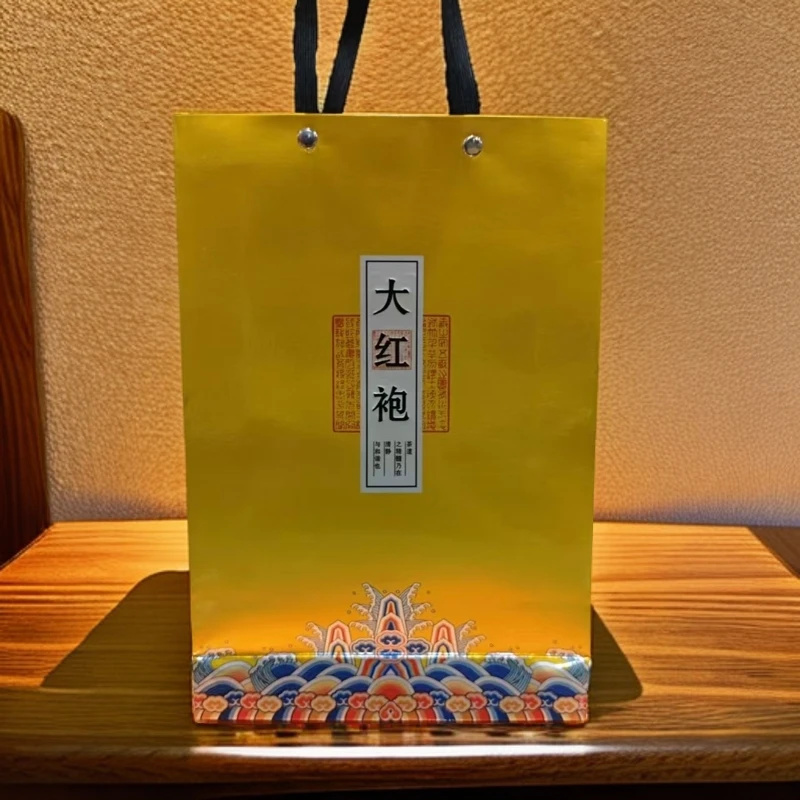 发两条 大红袍烟条装200克 送礼袋