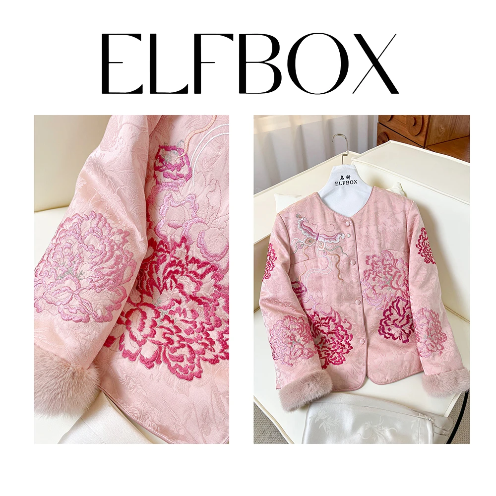 《晓君定制》3199时尚冬季复古百搭款加厚棉服外套