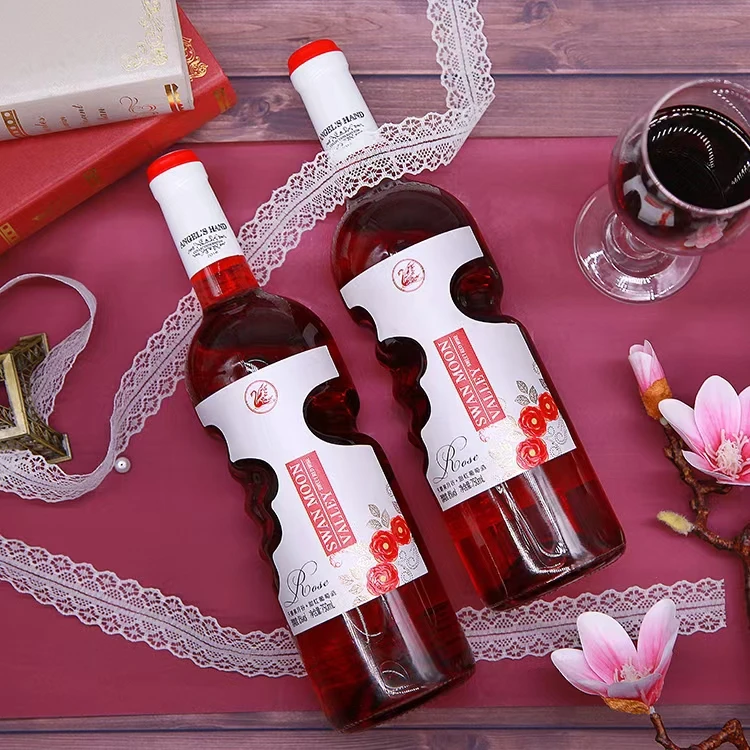 天鹅美月谷甜红葡萄酒8度750ML大容量自饮酒送礼聚会庆典派对酒