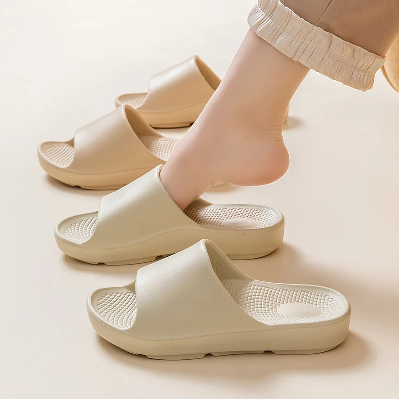 夏季厚底拖鞋女情侣款舒适防滑防臭居家凉拖鞋男士外穿防滑凉拖