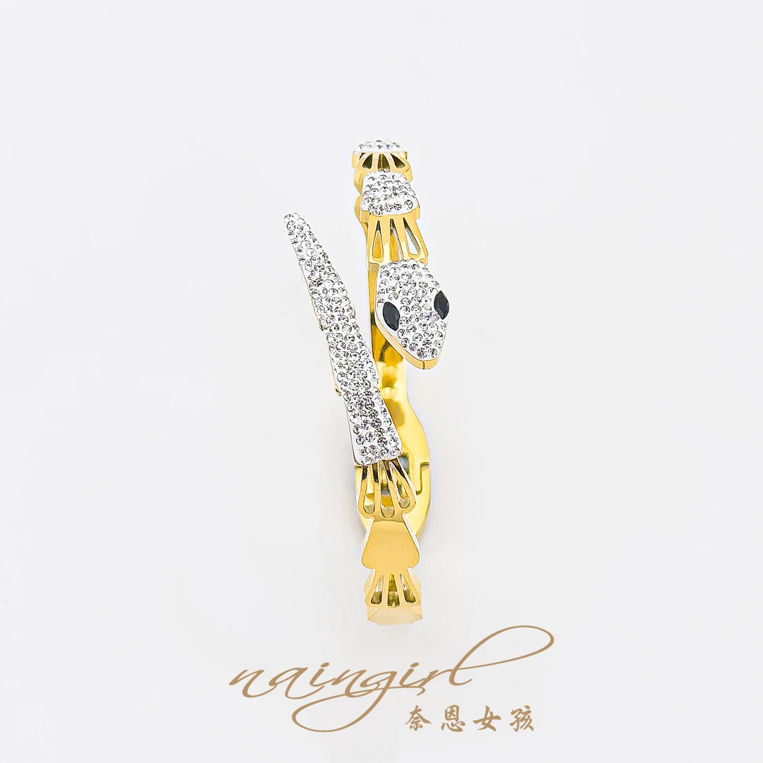 铜合金莫桑石手镯 S8802【手镯合集】个性设计感精致手工复古手镯