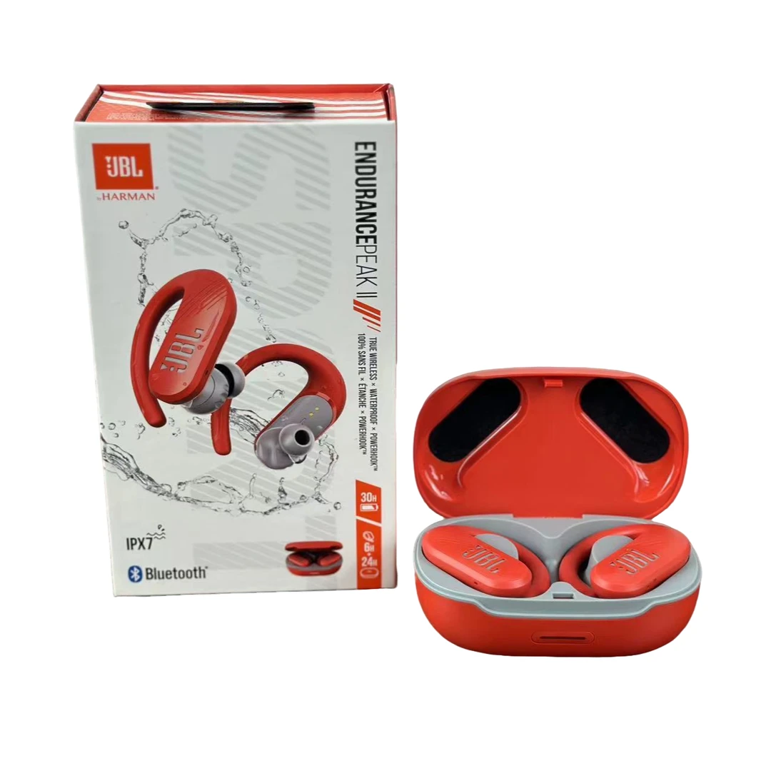 99新 芊优熠品 JBL Endurance Peak2耳挂式蓝牙耳机