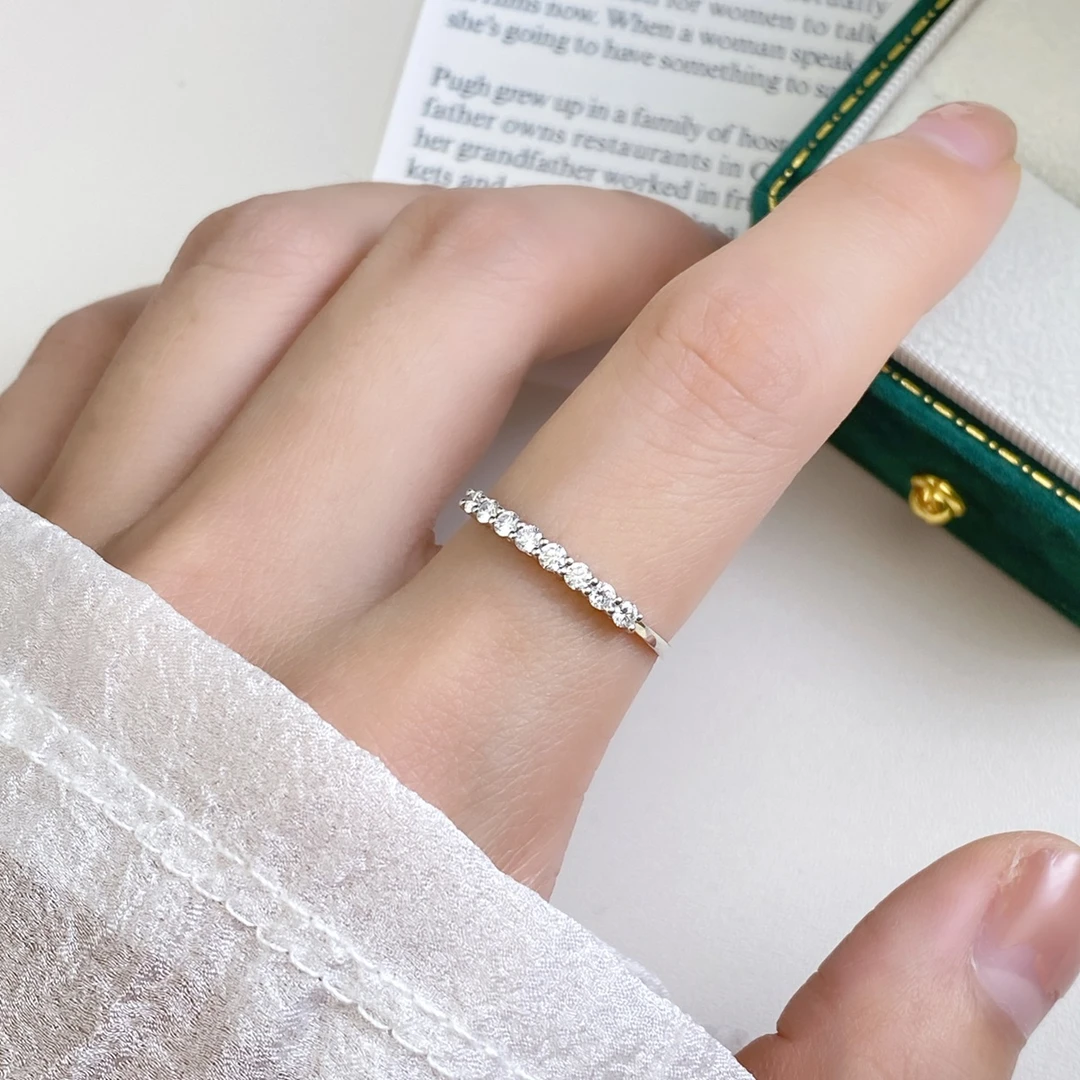 【晶晶珠宝】 30分排戒18k金（拍下备注圈口）