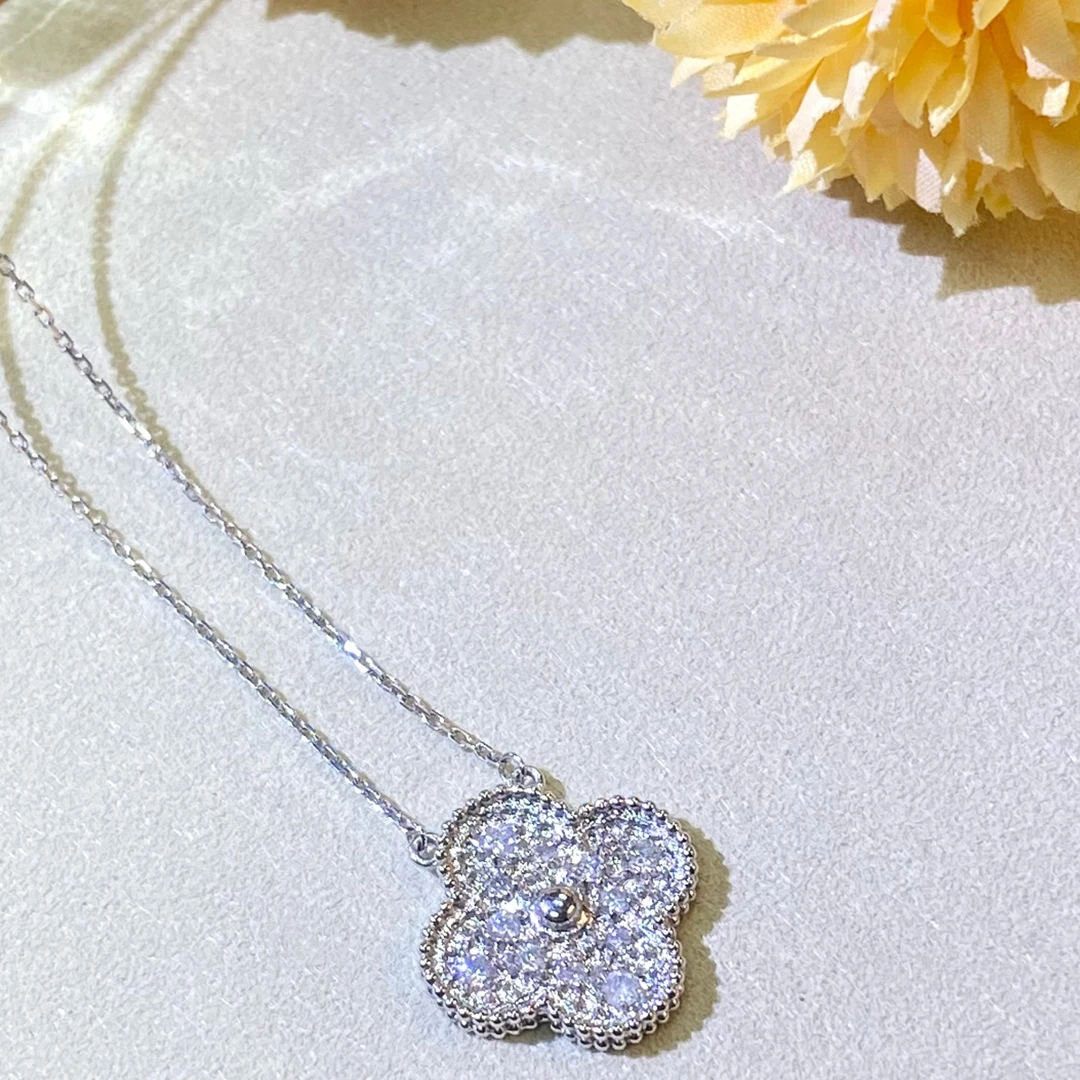 【晶晶珠宝】满钻四叶草套链