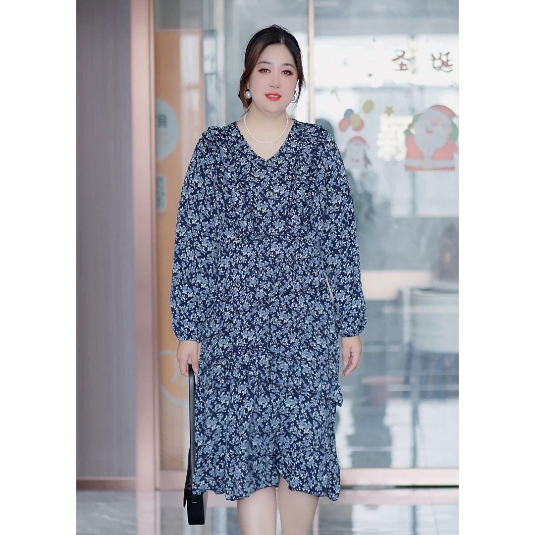 【双双大码】2024年大码女装夏季新款修身显瘦连衣裙