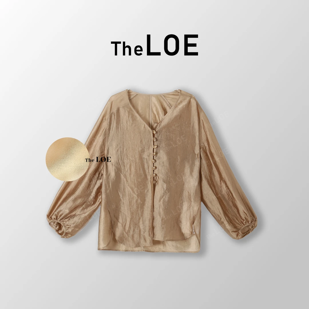 TheLOE/[冰咖]定染色冰感醋酸 夏日慵懒短裤+上衣#05.22TZ-G2035