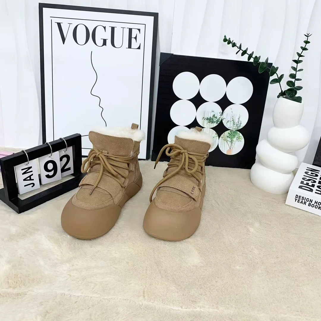 新款气质百搭潮流女款【羊毛】雪地靴A/LD/7288
