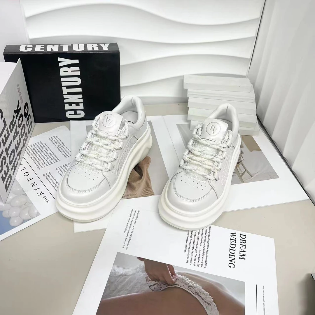 【与然良品】6339新款百搭时尚亮片厚底休闲鞋