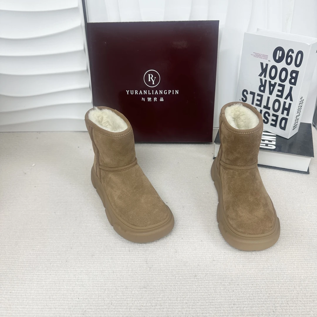 【与然良品】6958-2爆款百搭时尚休闲{大棉}雪地靴D