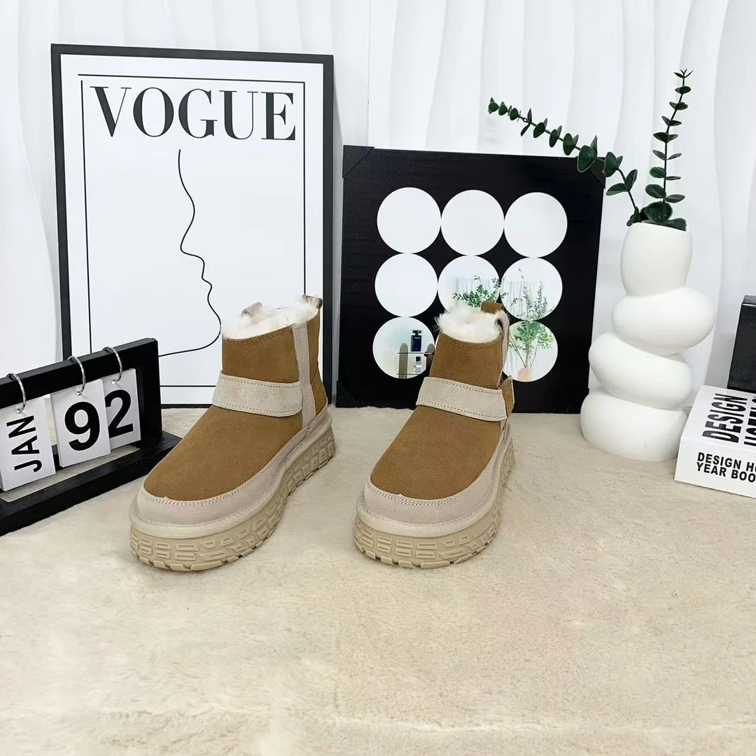 新款气质休闲百搭女士{羊毛}雪地靴A/LD/2486