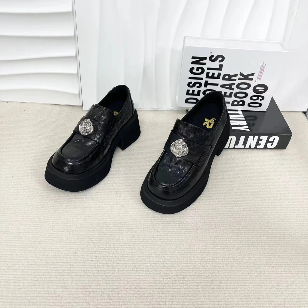 【与然良品】2578-1爆款百搭时尚乐福鞋D