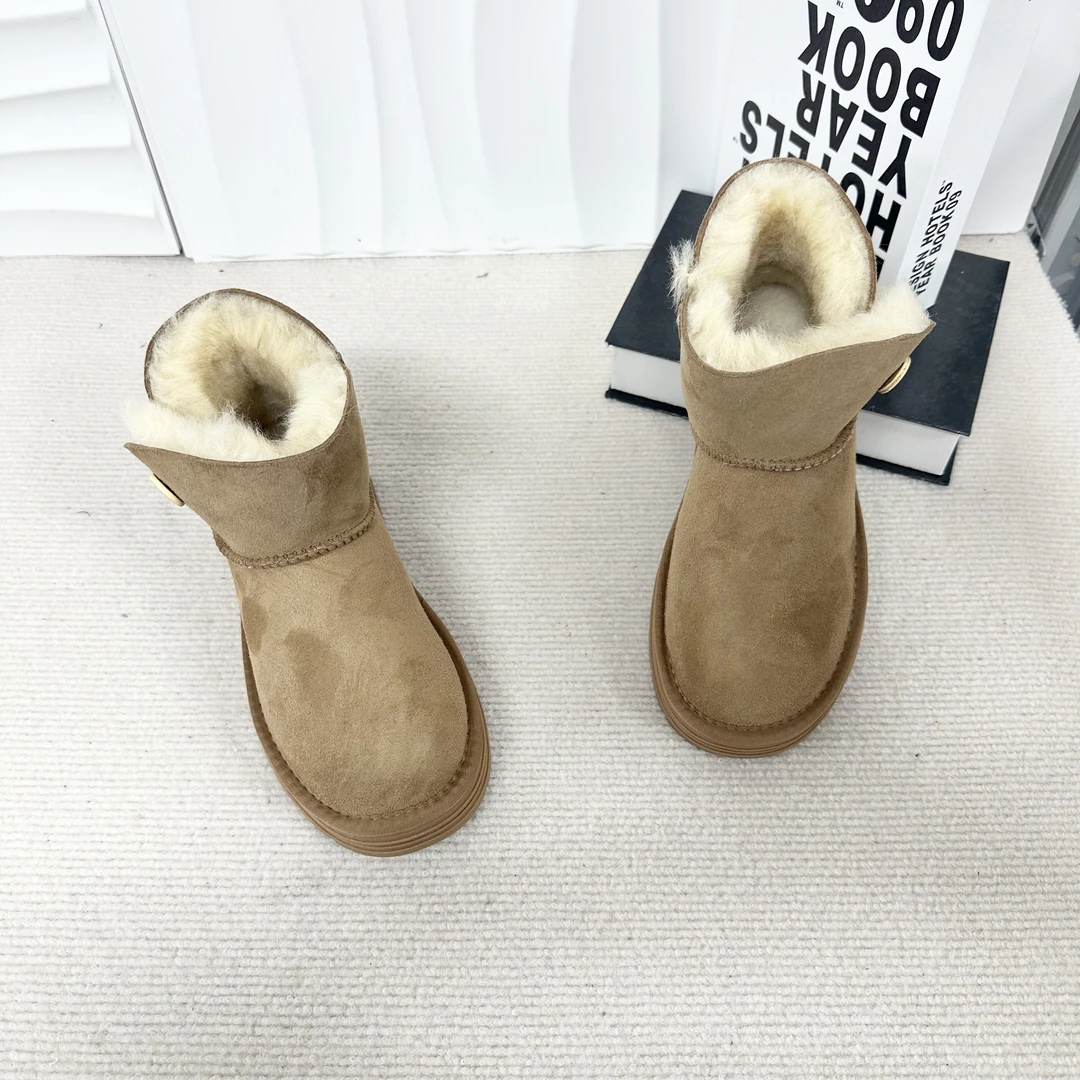 新款气质休闲百搭女士{羊毛}雪地靴A/LD/1913