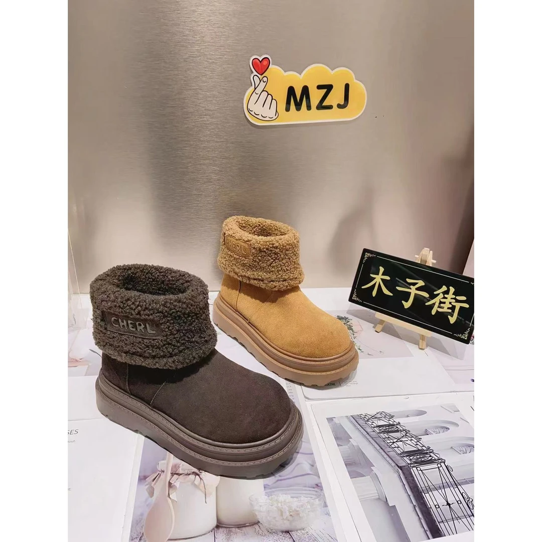 2024新款气质休闲百搭女士{大棉}雪地靴A/MZJ/609-3