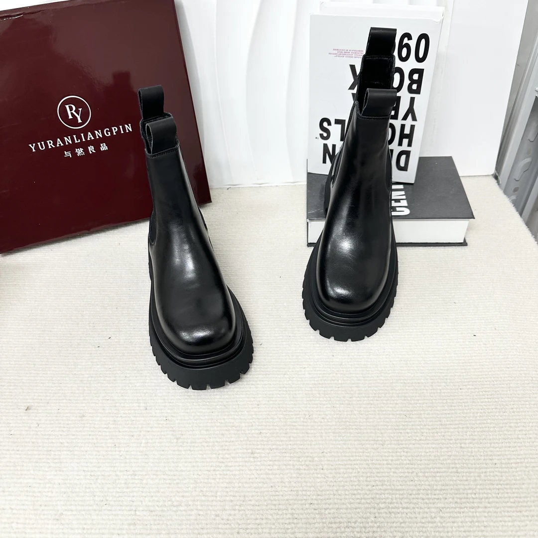 【与然良品】T23022-1爆款百搭时尚[二棉]烟筒靴D