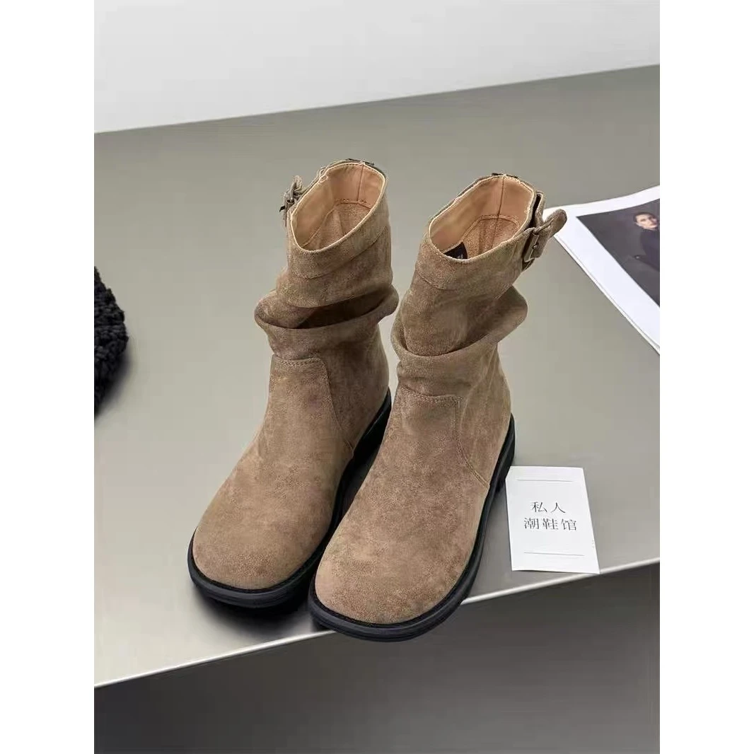 2024秋冬新款气质百搭潮流女款[二棉]短靴A/CC/01908