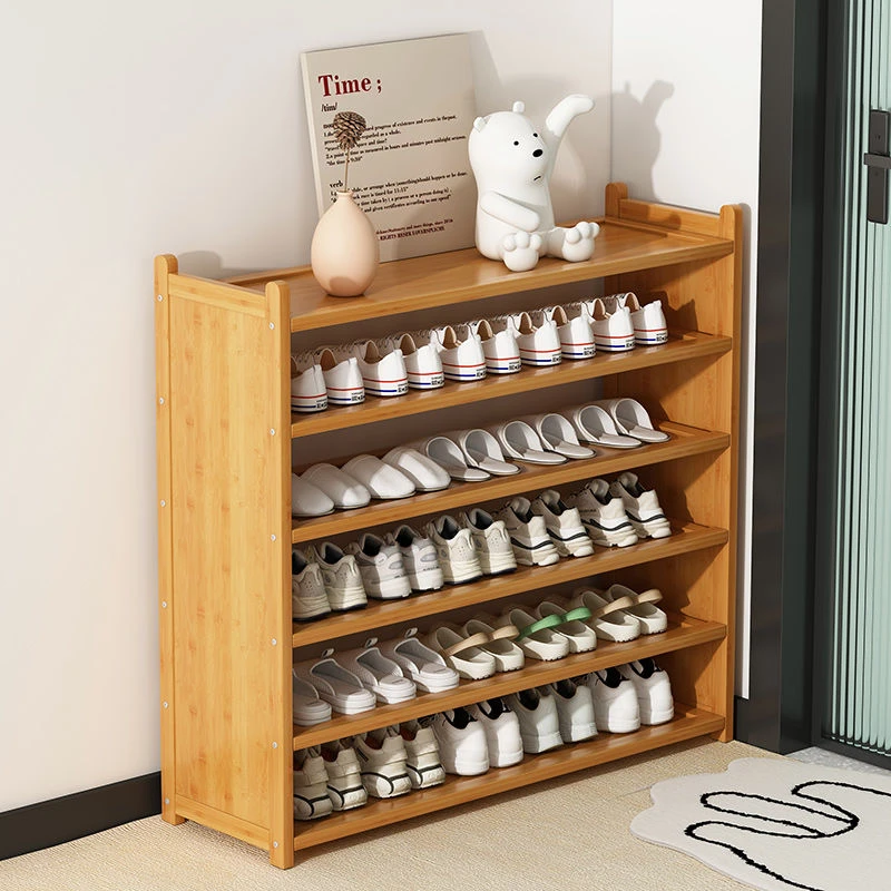 家用木多层鞋架收纳置物架卧室玄关落地门口鞋柜客厅储物小宿舍