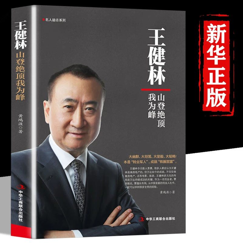 王健林正版 山登绝顶我为峰 王健林传创业书籍中国企业家人物传记