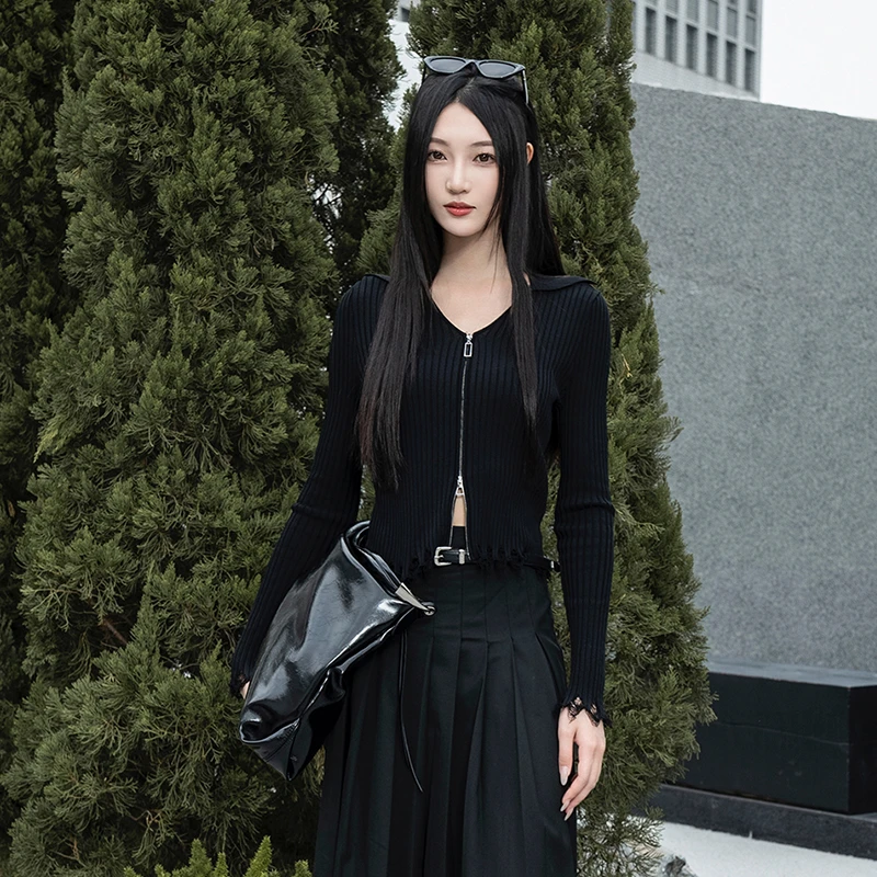 【小余专属】时尚长袖毛织上衣841288