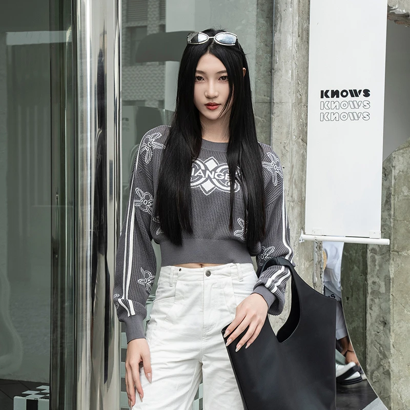 【小余专属】时尚毛织上衣841125