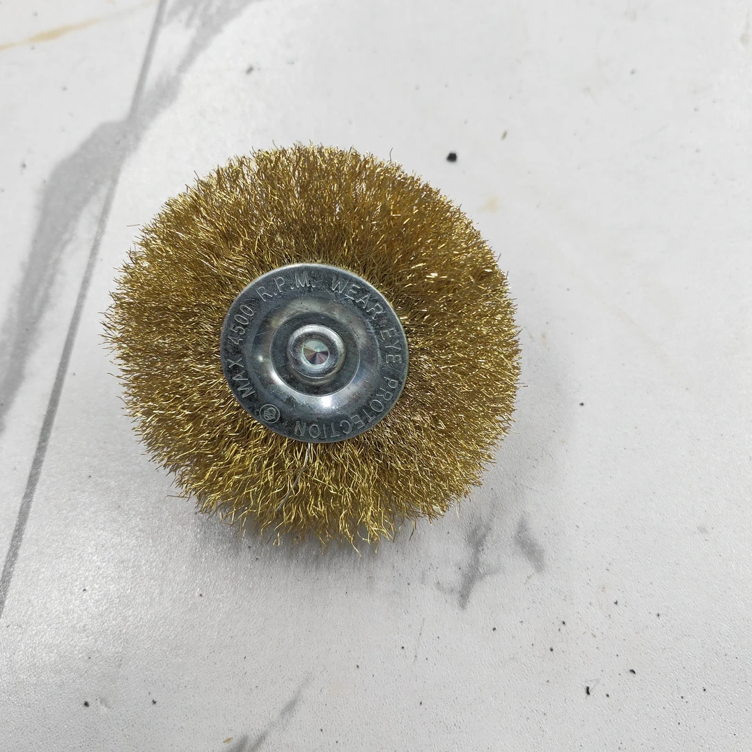 轿车轮胎修补伤口处理清灰刷除锈工具电动打磨工具打磨钢丝10个