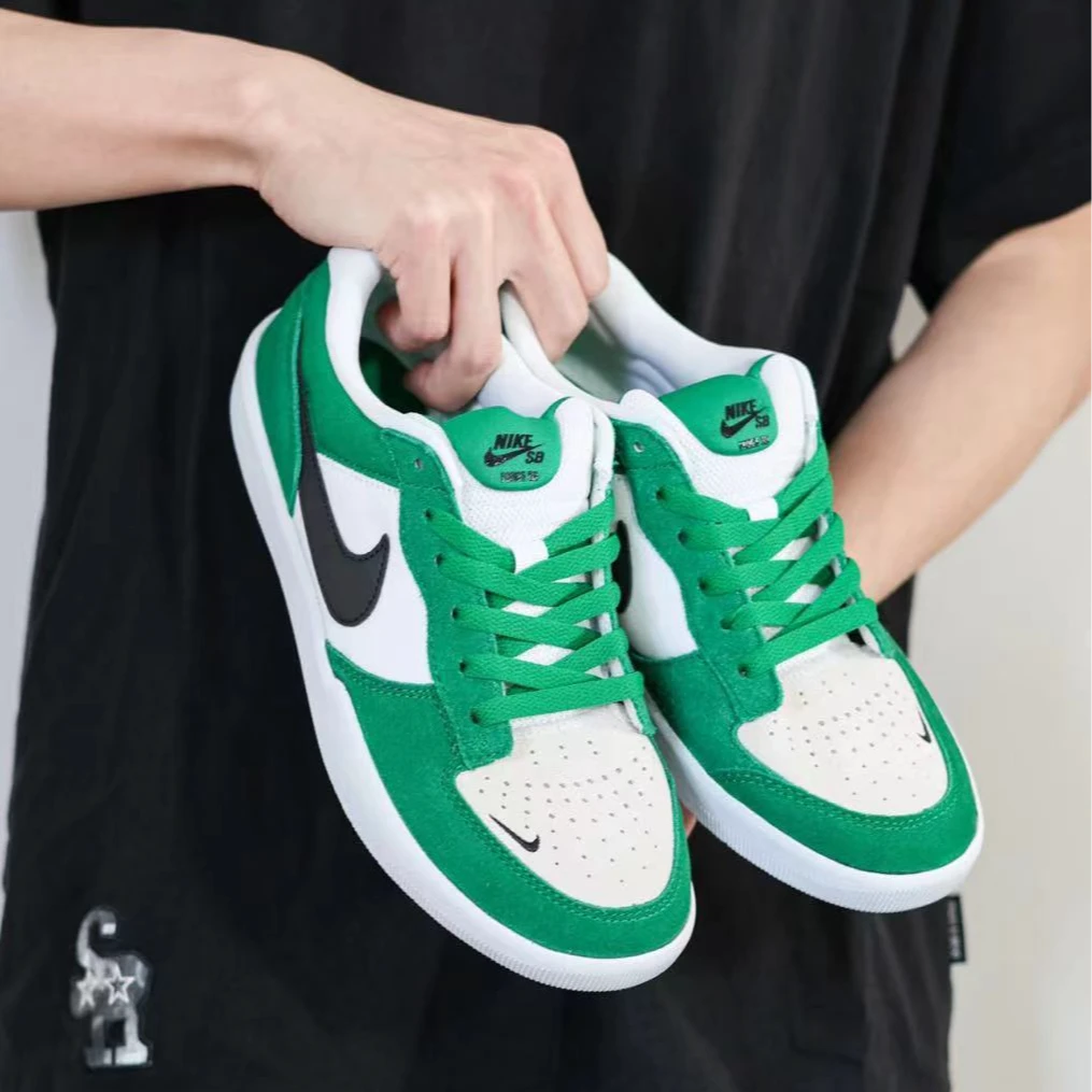 NIKE/耐克男鞋中性清凉低帮运动鞋白绿休闲鞋 DV5477-300