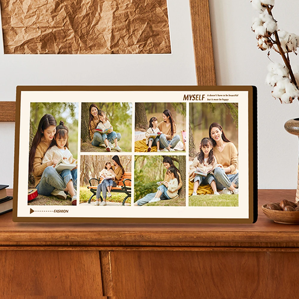 【水晶定制六宫格】照片摆台相框摆台水晶相框照片摆台水晶相框摆台