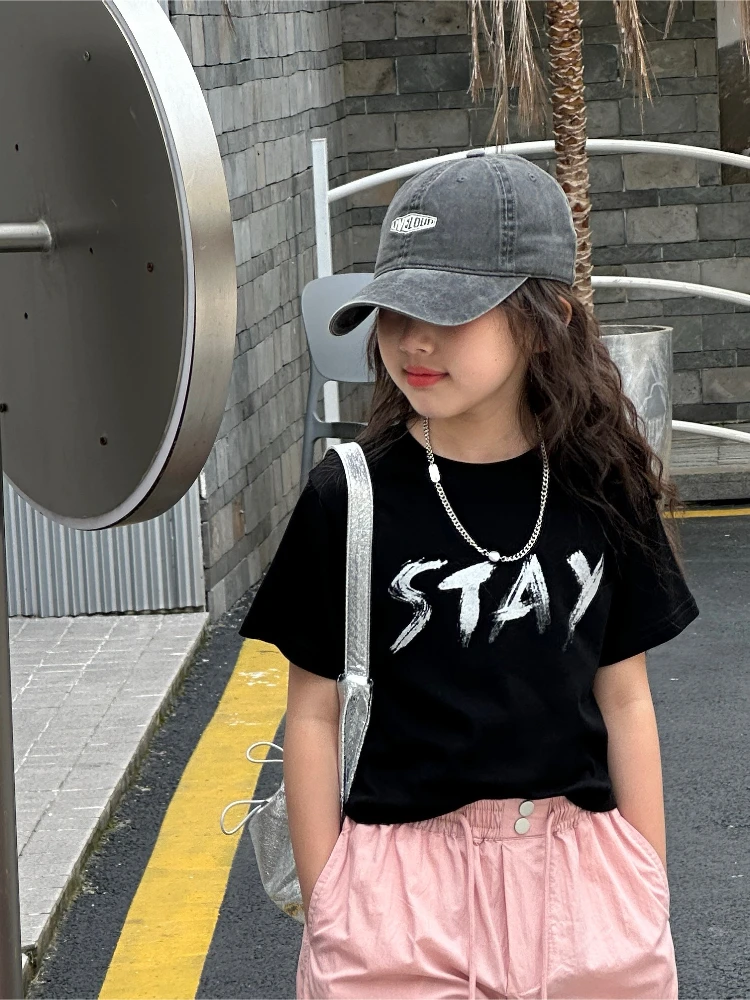 女童短款上衣夏季洋气短袖