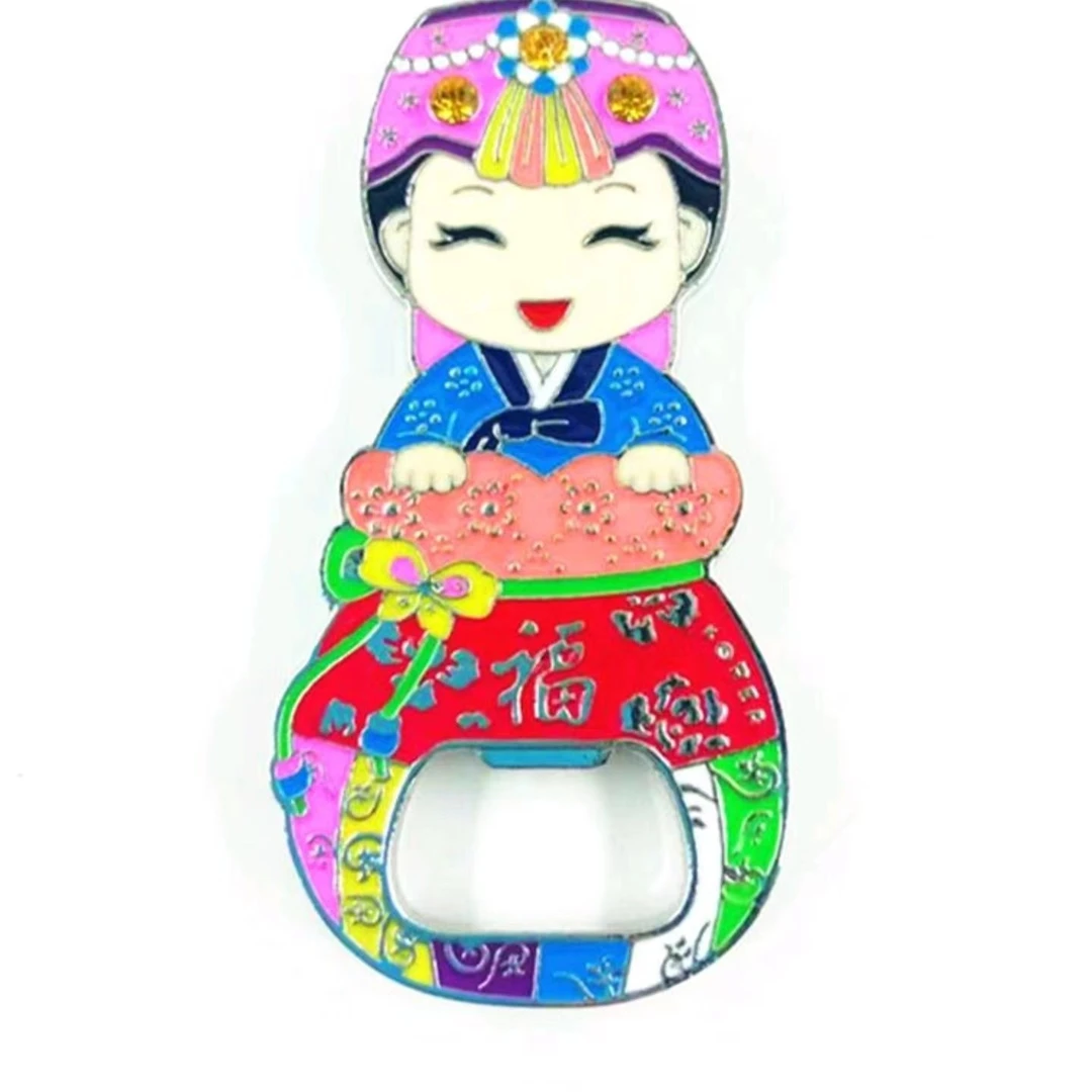 韩式韩服人偶瓶起子  颜色随机