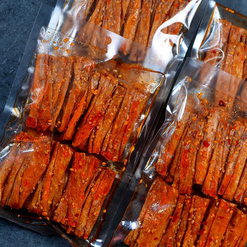 豆有味香辣豆卷网红豆皮湖南特产爆辣魔鬼辣怀旧辣条零食小吃125g