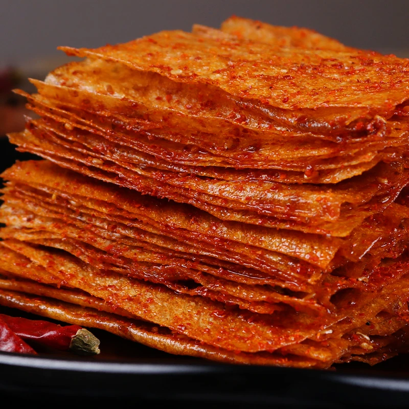 豆有味平江大辣片香辣豆皮湖南地道特产零食童年小时候怀旧爆辣