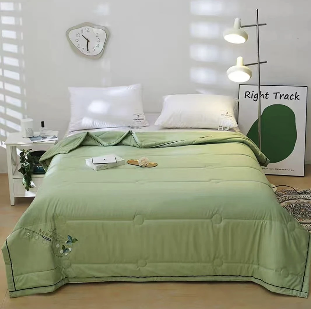 【摩擦生香】夏季爆品薄荷被纯色亲肤夏凉被空调被可机洗凉感