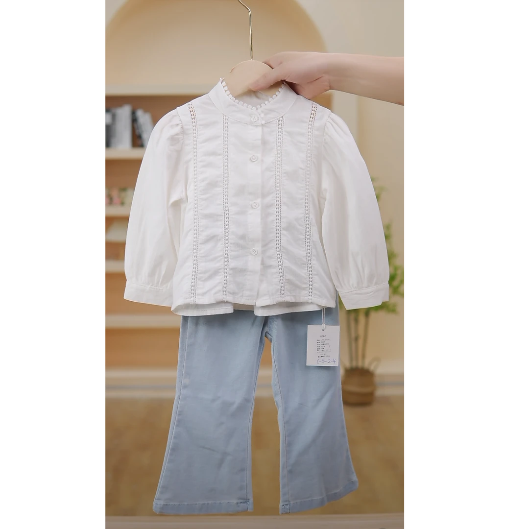 C997宝藏衣橱上新民族风白衬衫