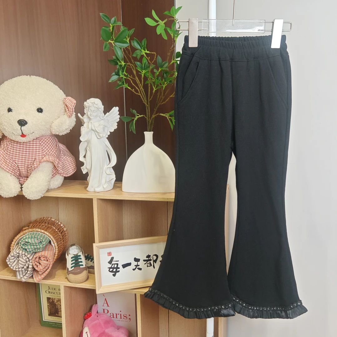 24005时尚休闲喇叭裤