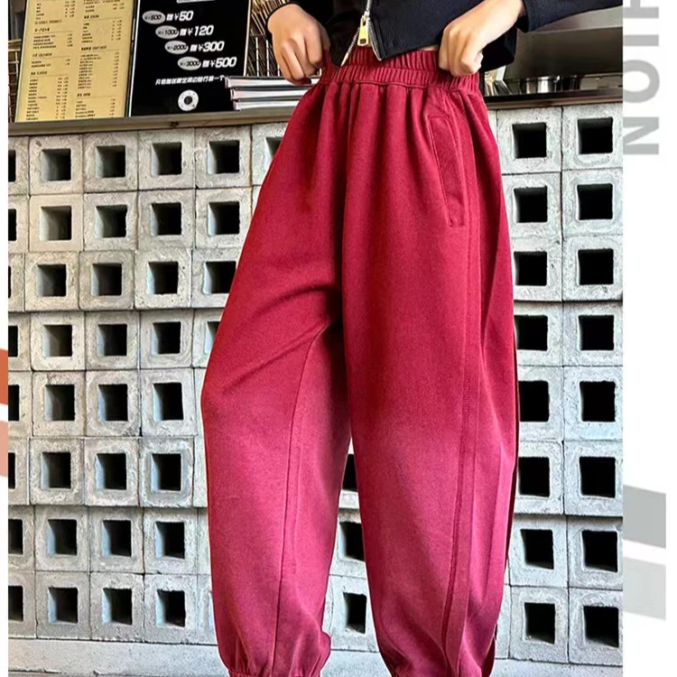 405018时尚百搭渐变休闲裤