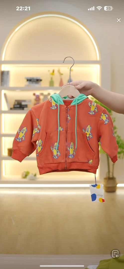 3236加绒连帽卫衣外套