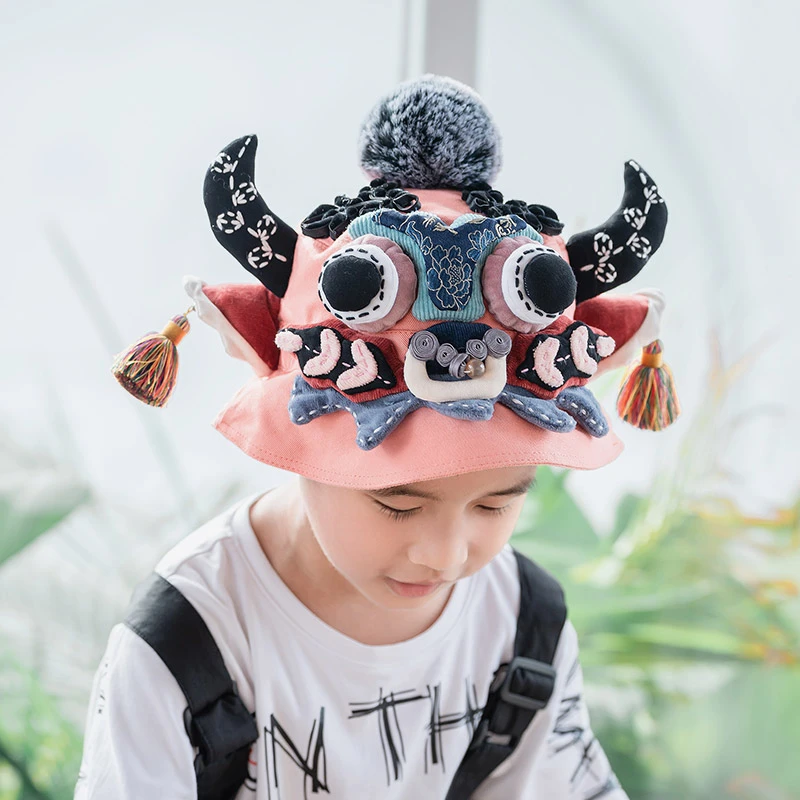 芽小七原创手工设计 亲子宝宝 渔夫帽