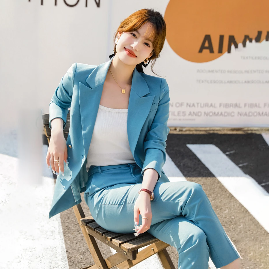 漫凌9518高端西装套装女高级感职业正装时尚气质御姐炸街西服外套