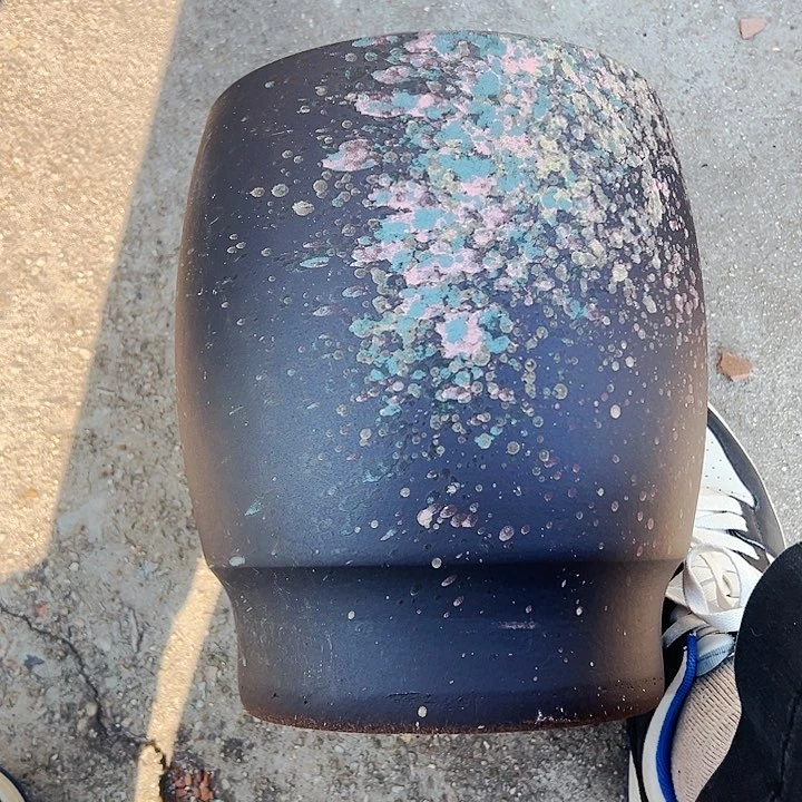 紫砂花盆高约24口约18一个