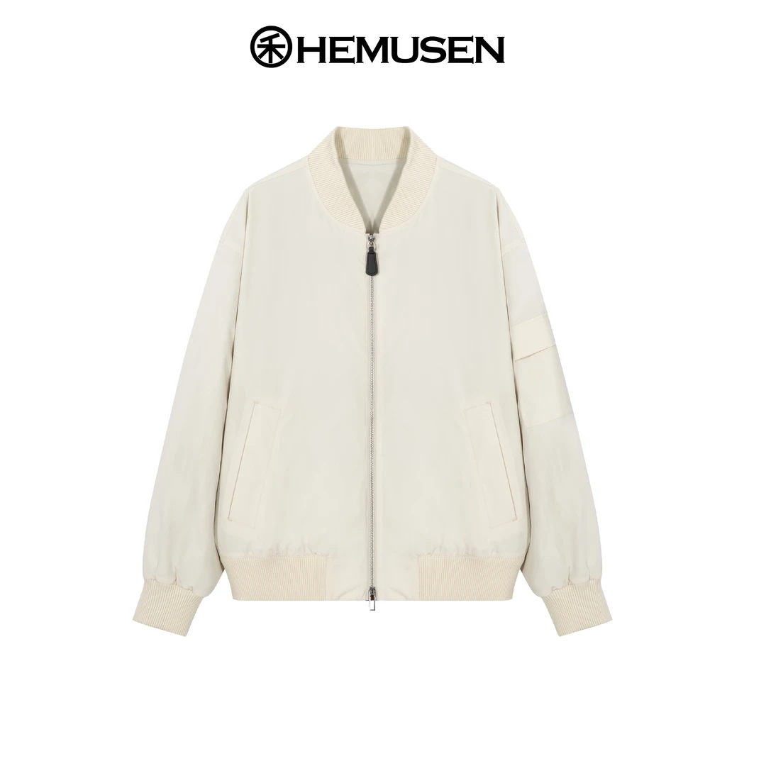 新款美式休闲时尚简约经典高级保暖秋冬加棉夹克外套2408M157