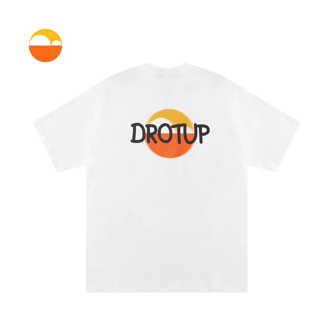 Drotup夏季新款【经典Forever logo短袖】美式潮流印花圆领T恤