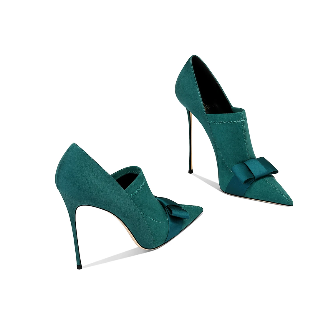 高跟鞋时尚2025春秋季新款礼服设计感小众尖头百搭细跟深口单鞋