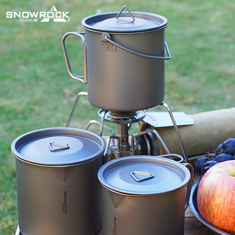 纯钛带盖可折叠手柄鹰嘴马克杯(500ml/750ml/850ml)